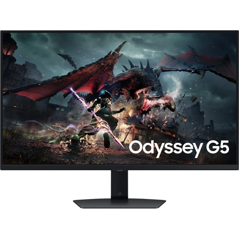 Samsung Odyssey G5 32" QHD 180Hz Gaming Skærm - Sort