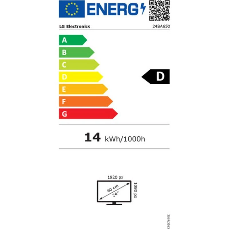 LG 24BA650-B 24" FHD IPS-skærm, 100Hz, USB-C, 65W