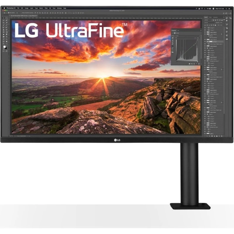 LG UltraFine Ergo 32UN880K-B 32" 4K IPS USB-C Skærm