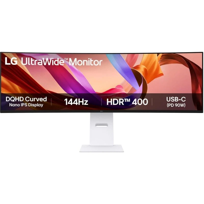 LG 49U950A-W 49" UltraWide buet skærm 5120×1440 144 Hz USB-C