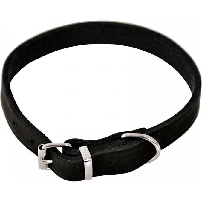 Lina halsbånd i vegansk læder, sort