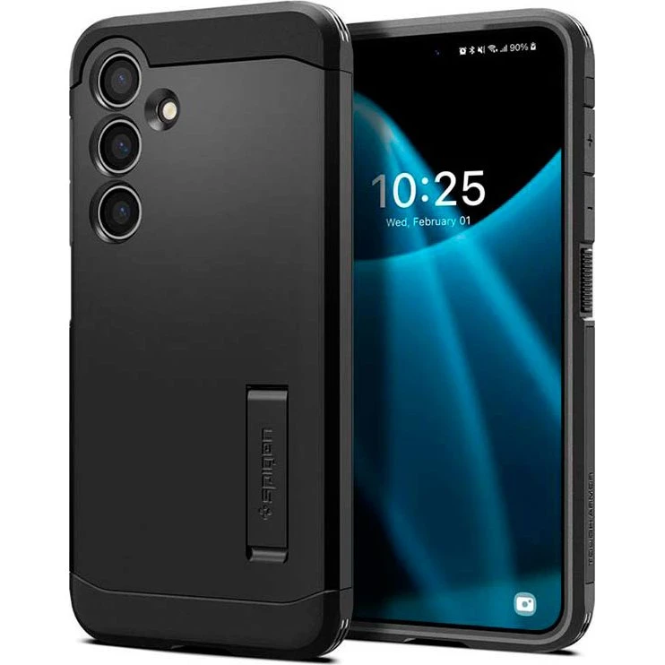 Spigen Tough Armor - Sort - Samsung Galaxy S24
