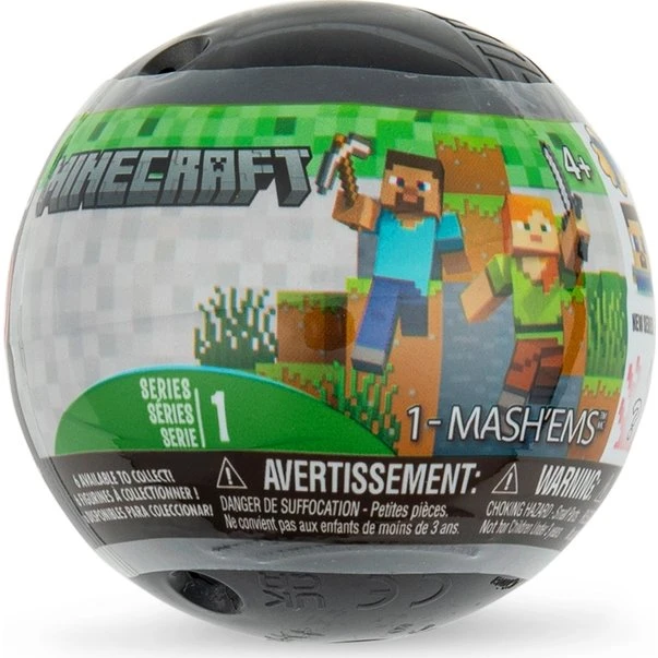 Mashems Minecraft S1 Assorteret - Blød Overraskelsesfigur