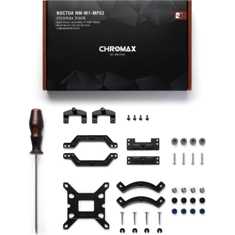 Noctua NM-M1-MP83 CHROMAX.BLACK Monteringssæt Sort