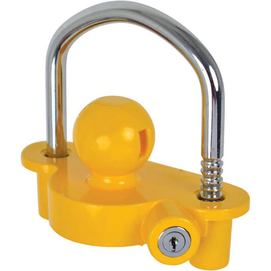 Carpoint Kuglekoblingslås 50 mm – Gul