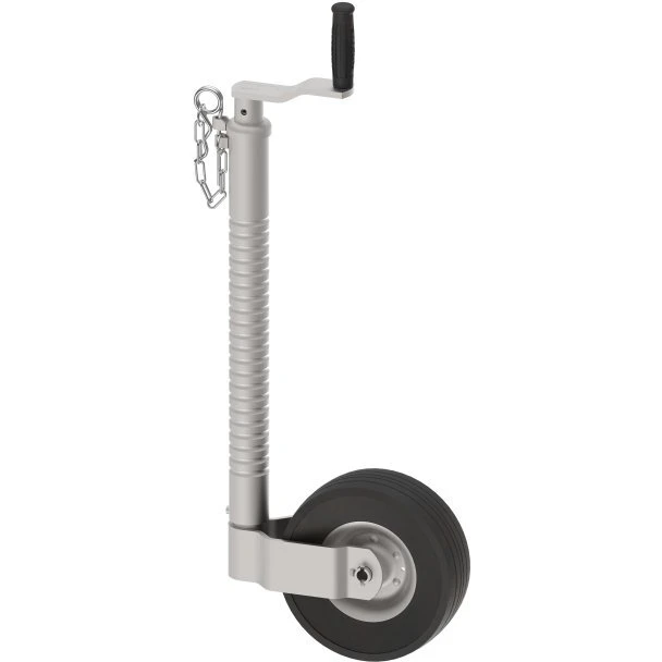 Knott støttehjul 200 kg Ø48 mm – ribbet næsehjul