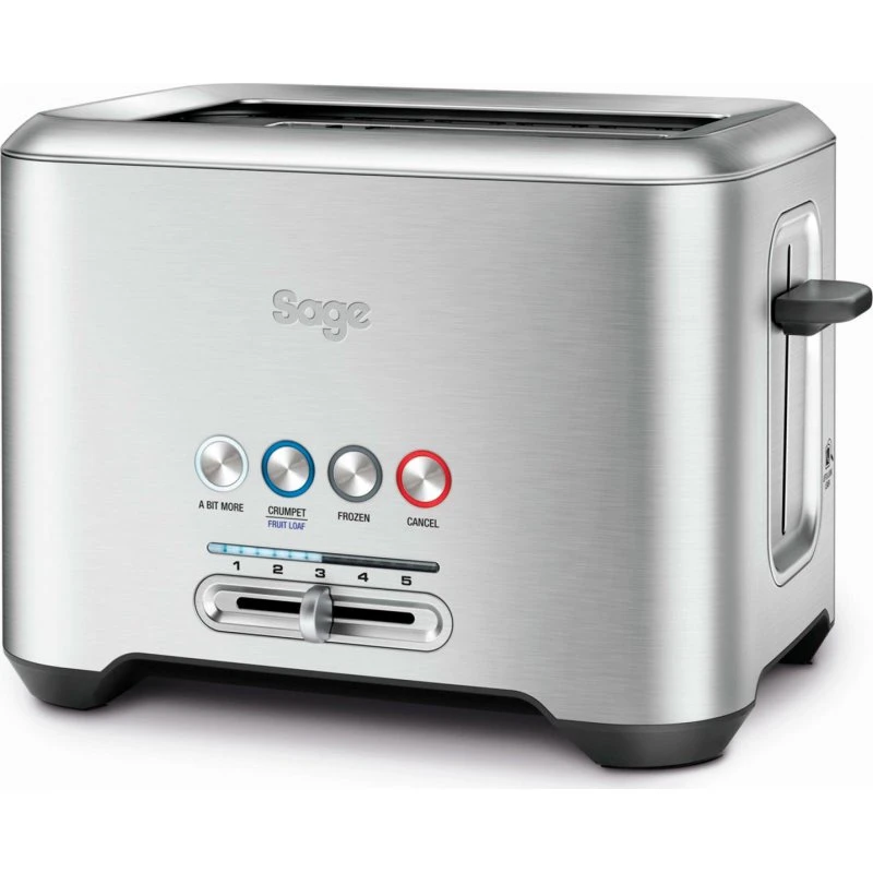 Sage BTA720 2-skives brødrister, rustfrit stål, 1000W