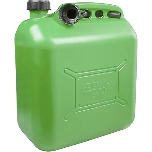 Sprehn benzindunk 20 L grøn, UN-godkendt med fleksibel hældetud