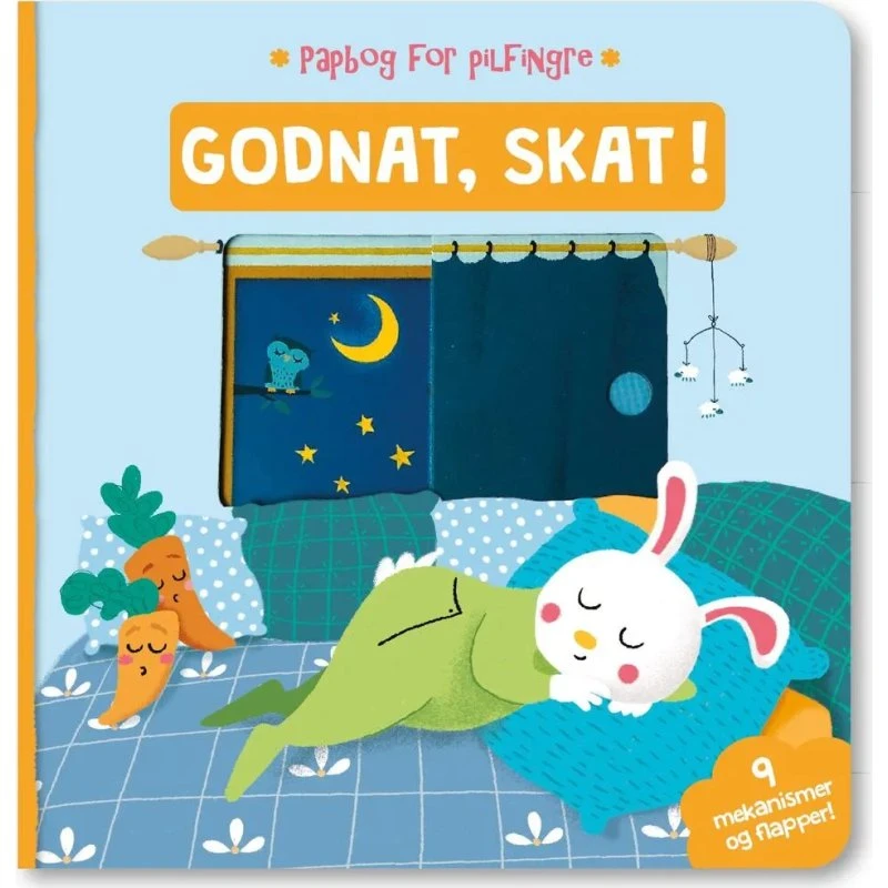 Godnat, Skat - Papbog til små børn fra 1 år
