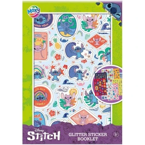 Disney Stitch Glitter Stickerbog A5 - 8 ark