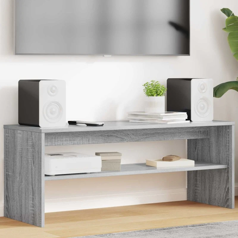 vidaXL TV-skab Grå Sonoma 100 x 35 x 40 cm Konstrueret træ