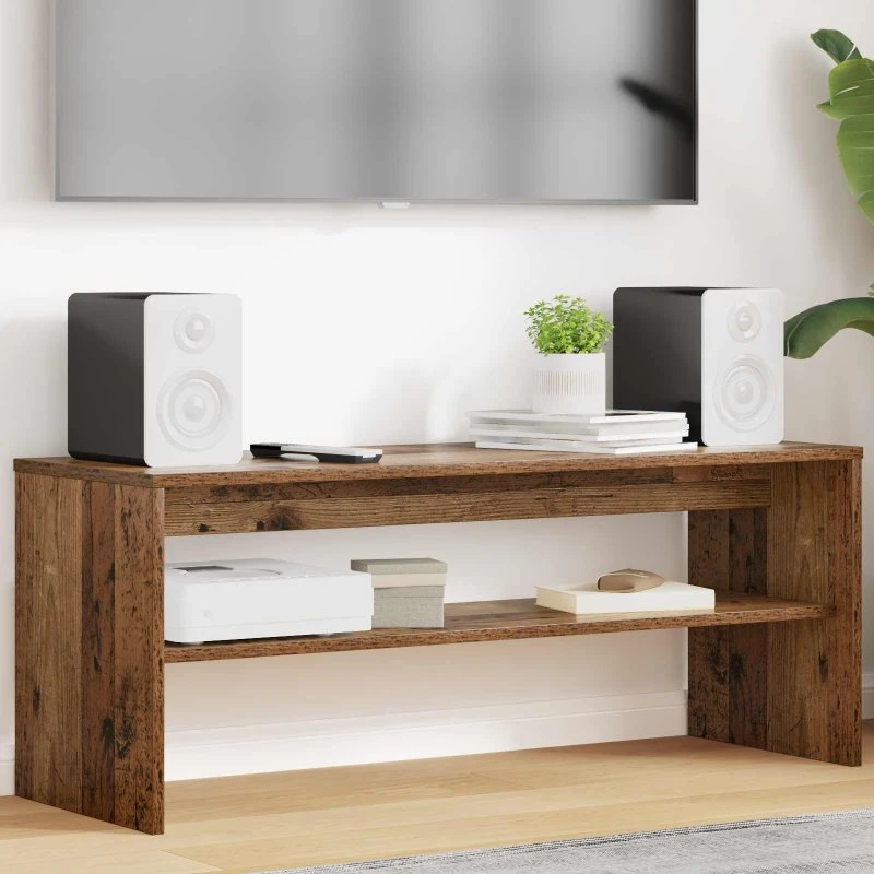 vidaXL TV-skab Gammelt træ 100 x 35 x 40 cm