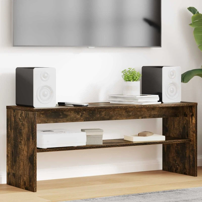 vidaXL Røget Eg TV-skab 100 x 30 x 40 cm Konstrueret Træ