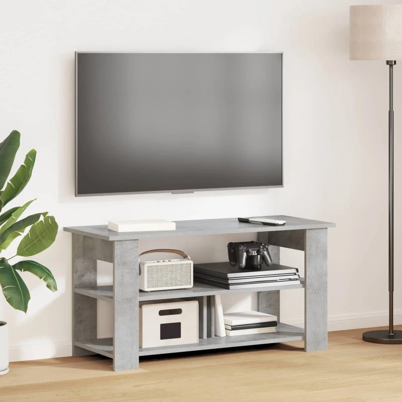 vidaXL TV stand Beton Grå 100 x 40 x 50 cm