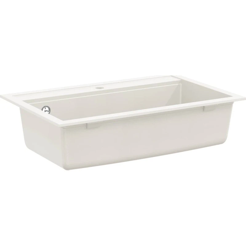 vidaXL Vask Hvid 795 x 505 mm med 80% kvarts