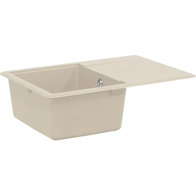 vidaXL Vask Beige 670 x 460 mm, 80% Kvarts & 20% Resin