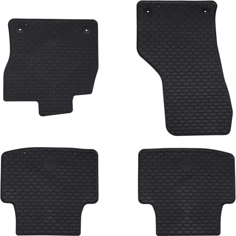 vidaXL Bilmåtte 4 stk Sort TPE til VW PASSAT B8 2014-2023