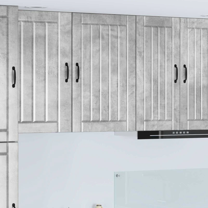 vidaXL Køkkenskab Lucca Betongrå 50x31x80 cm Konstrueret Træ