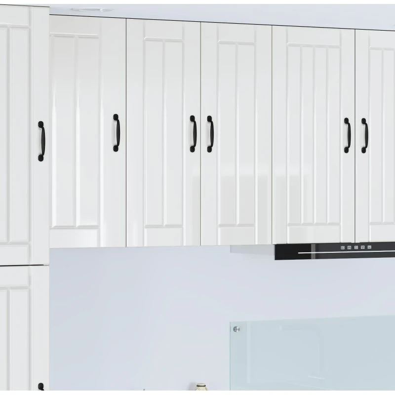 vidaXL Køkkenskab Lucca Hvid Højglans 60x31x80 cm Konstrueret Træ