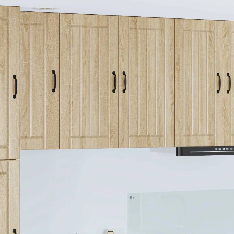 vidaXL Køkkenskab Lucca Sonoma-eg 80x31x80 cm Konstrueret træ