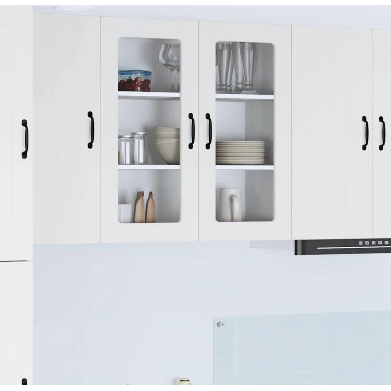 vidaXL Køkkenskab Lucca Hvid 80x31x80 cm Konstrueret Træ