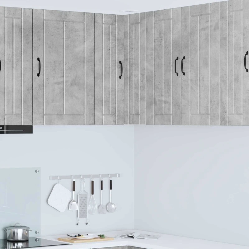 vidaXL Køkkenskab Lucca Betongrå 57x57x80 cm Konstrueret Træ