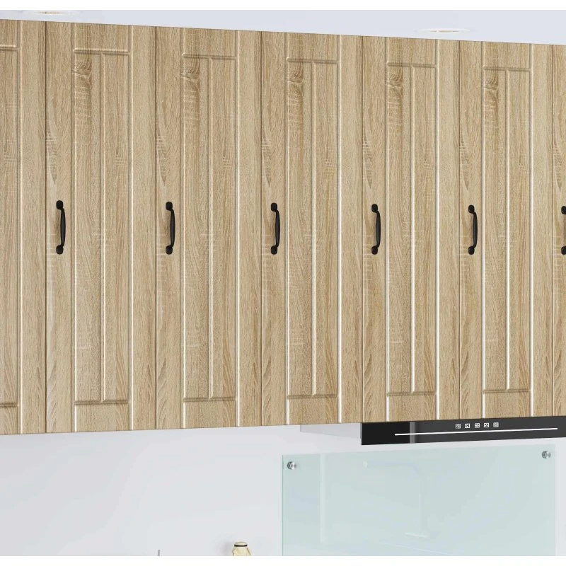 vidaXL Køkkenskab Lucca Sonoma-eg 30x31x100 cm Konstrueret træ
