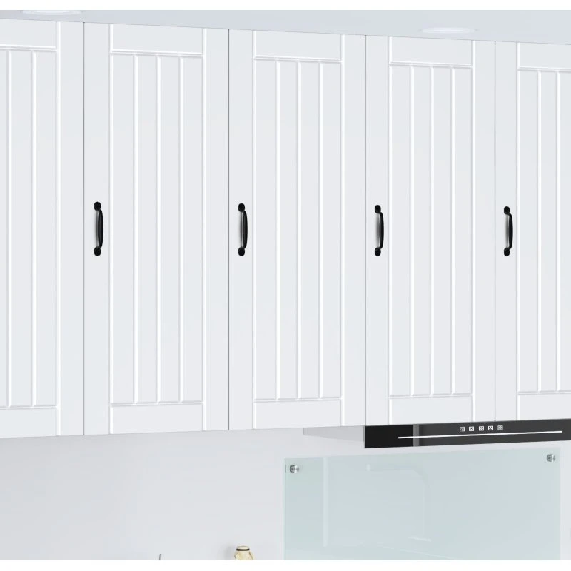 vidaXL Køkkenskab Lucca Hvid 40x31x100 cm Konstrueret Træ