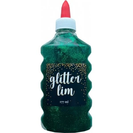 Glitterlim Grøn 177 ml