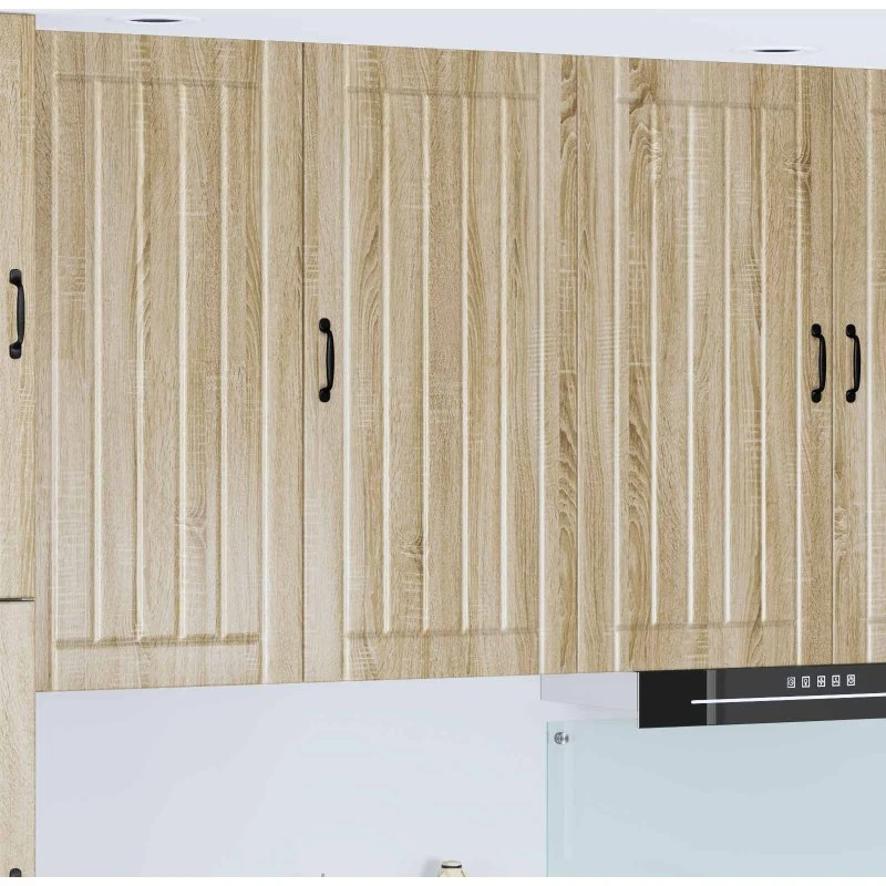 vidaXL Køkkenskab Lucca Sonoma-eg 50x31x100 cm Konstrueret træ