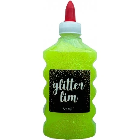 Glitterlim Pastel Gul 177 ml
