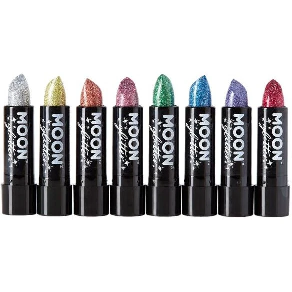 Moon Glitter Holografisk Læbestift - Sølv