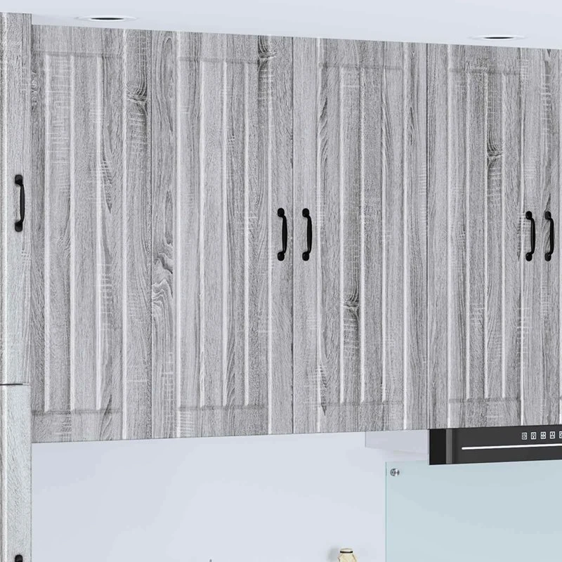 vidaXL Køkkenskab Lucca Grå Sonoma 80x31x100 cm Konstrueret Træ