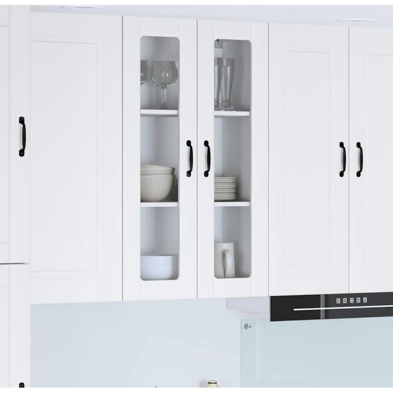 vidaXL Vægskab Lucca Hvid 60x31x100 cm Konstrueret Træ