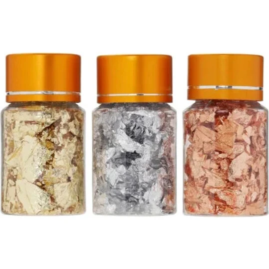 Nailster Flake Sæt — Art Flakes i 5,5 cm dåser