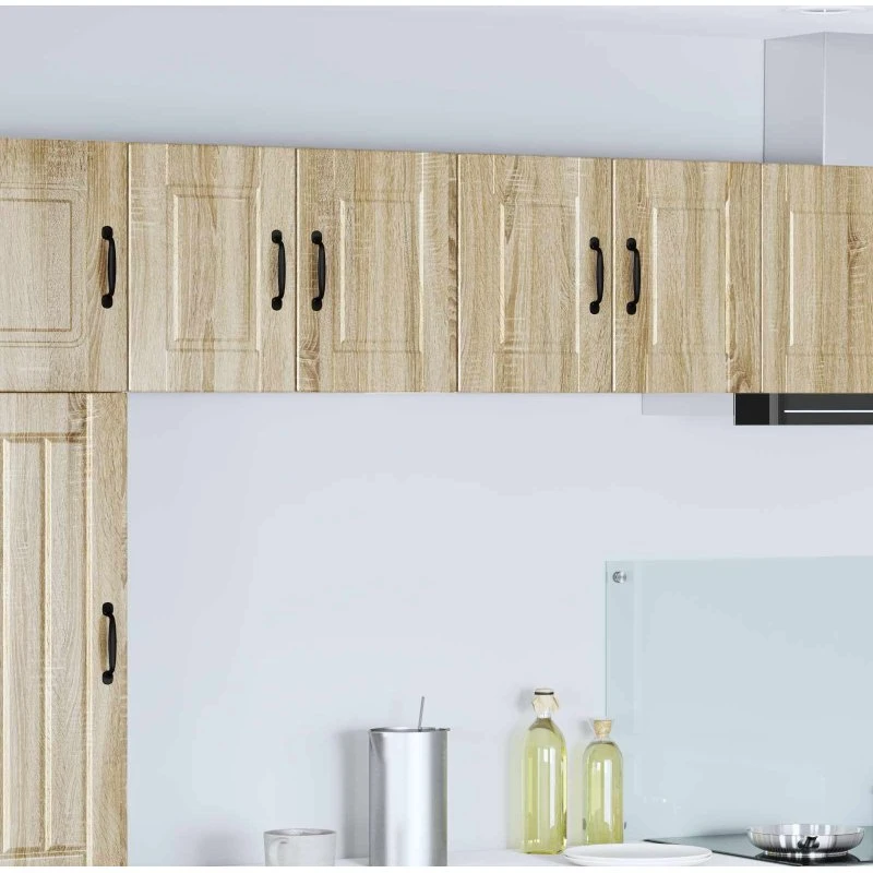 vidaXL Køkkenskab 2 stk Sonoma eg 60 x 31 x 40 cm Konstrueret træ