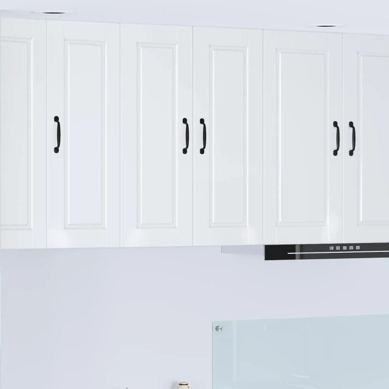 vidaXL Køkkenskab Høj gloss hvid 60x31x80 cm Konstrueret træ