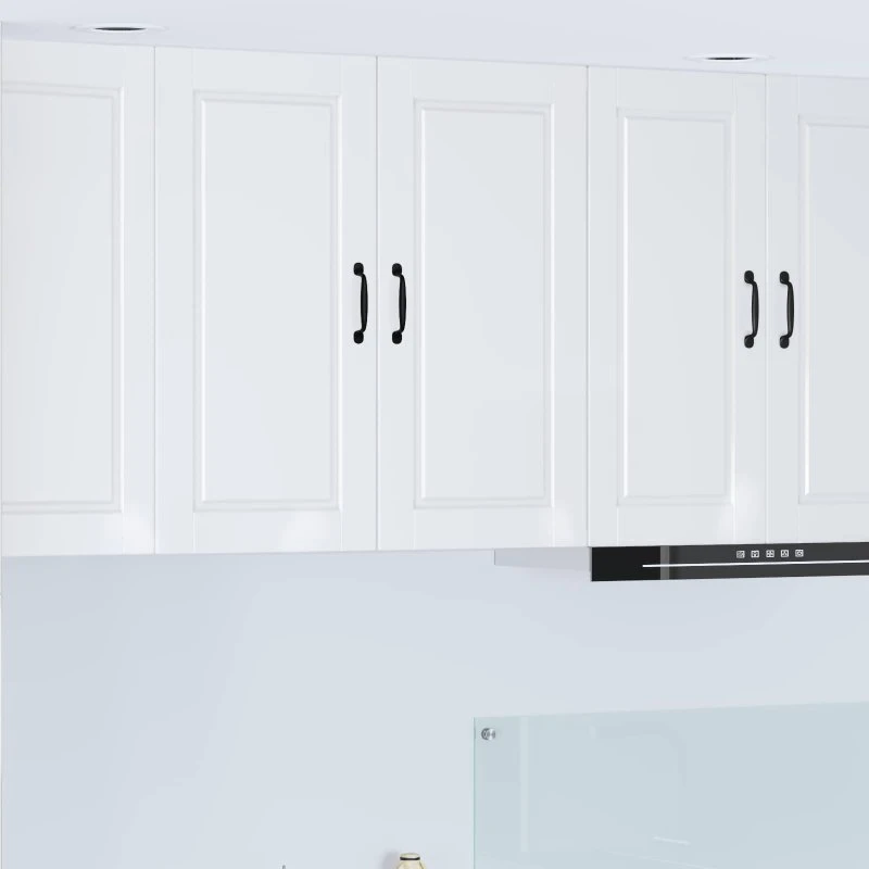 vidaXL Køkkenskab Høj gloss hvid 80x31x80 cm Konstrueret træ