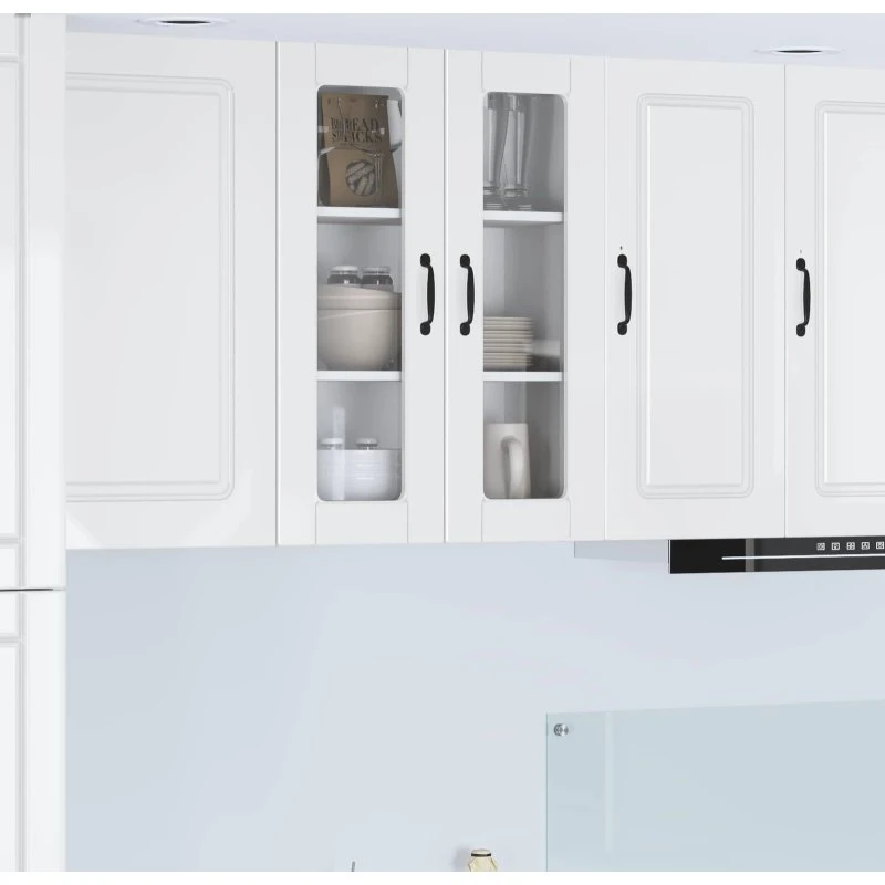 vidaXL Køkkenskab Høj Gloss Hvid 60x31x80 cm Træ