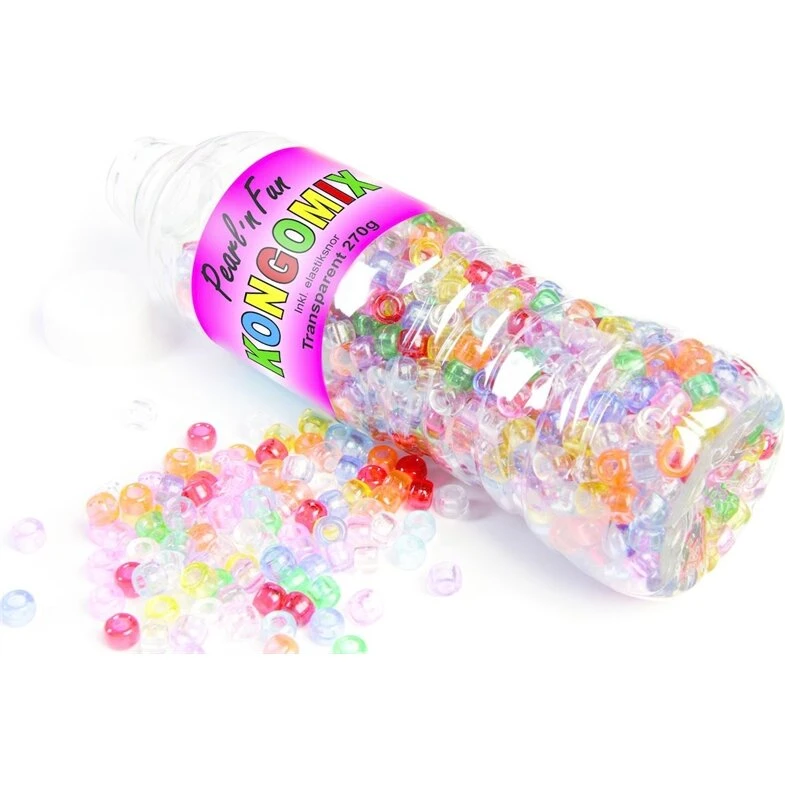 Pearl'n Fun Kongomix 270 g, transparente perler