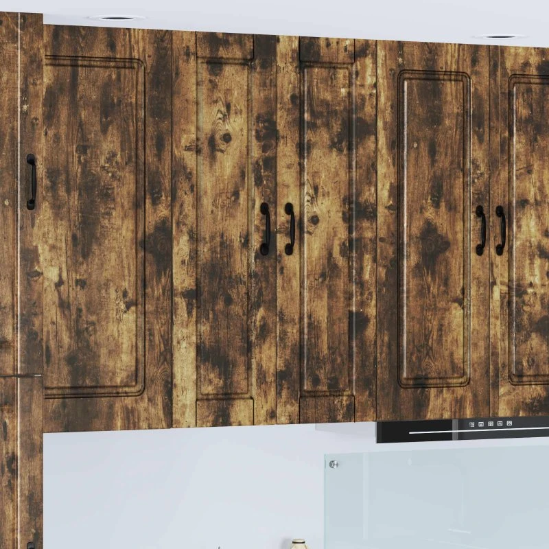 vidaXL Køkkenskab Røget Eg 30x31x100 cm Konstrueret Træ