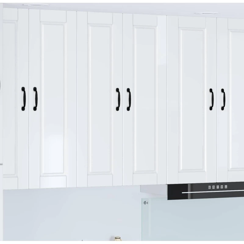 vidaXL Køkkenskab Høj gloss hvid 60x31x100 cm
