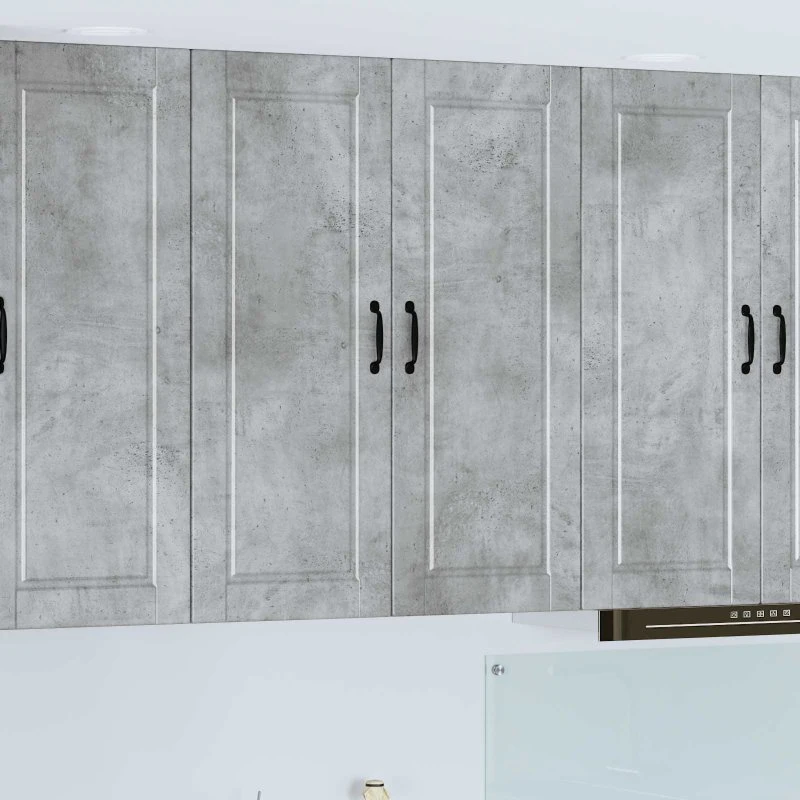 vidaXL Køkkenskab Beton Grå 80x31x100 cm Konstrueret Træ