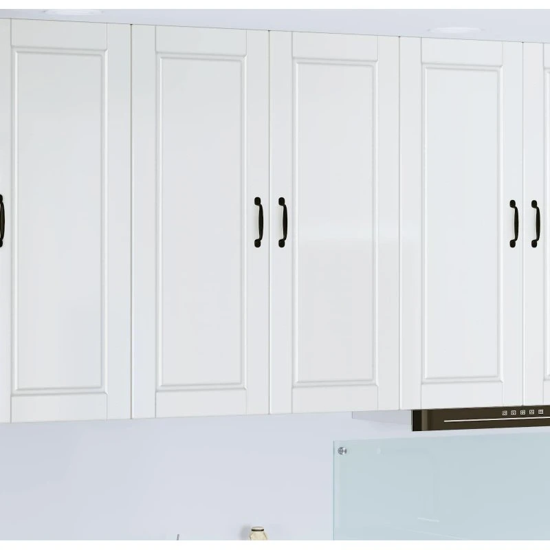 vidaXL Køkkenskab Høj gloss hvid 80x31x100 cm