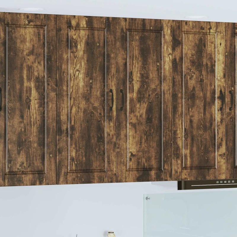 vidaXL Køkkenskab Røget Eg 80x31x100 cm Konstrueret Træ