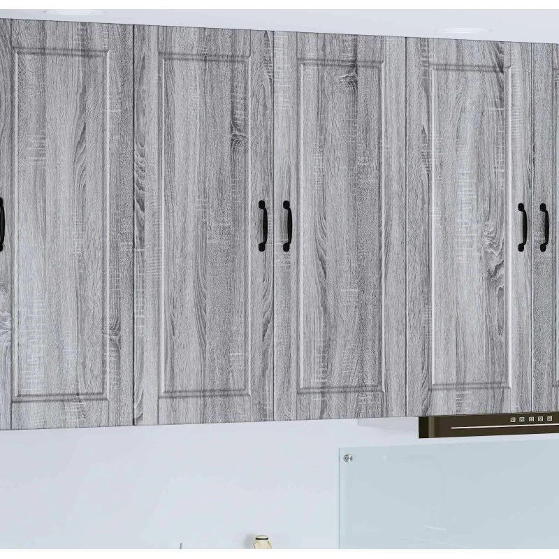 vidaXL Køkkenskab Grå Sonoma 80x31x100 cm Konstrueret Træ
