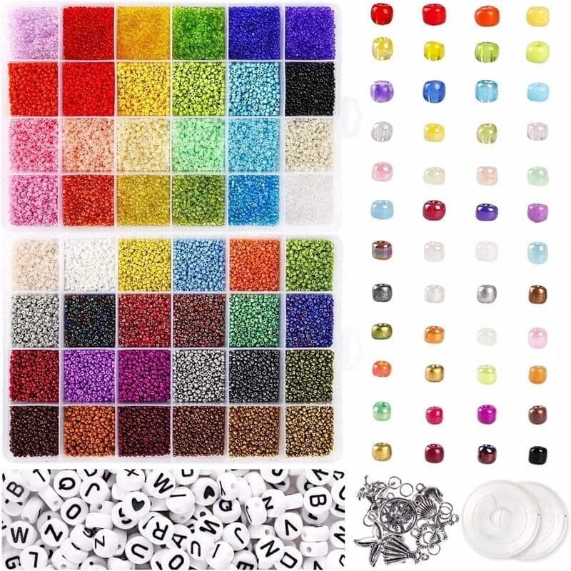 Seed Rocailles Kiera Kit – 35.000 perler til smykkefremstilling