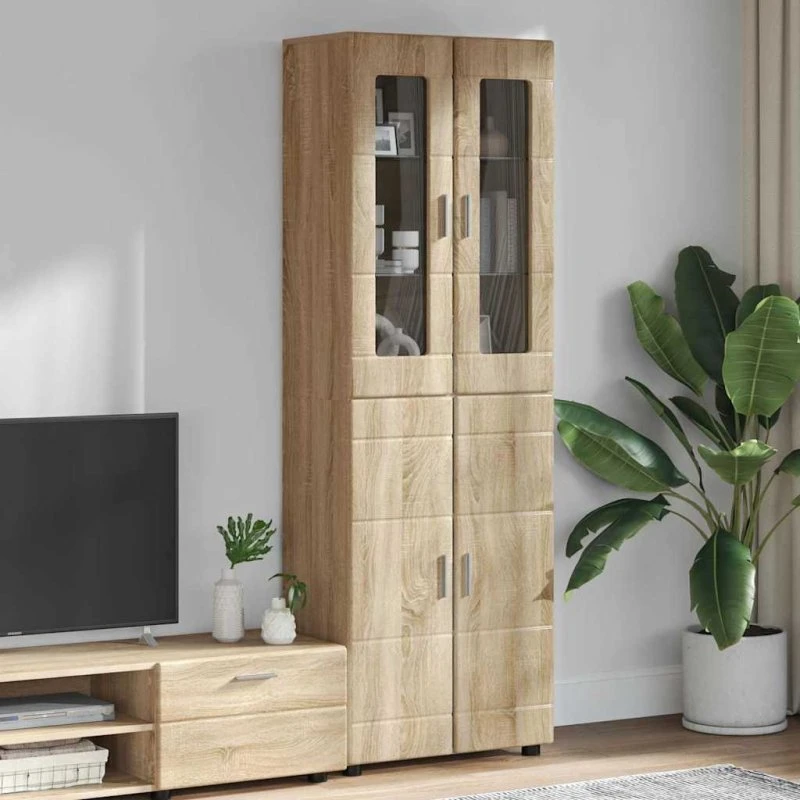 vidaXL Highboard FLORIN Sonoma eg 60 x 35 x 182 cm