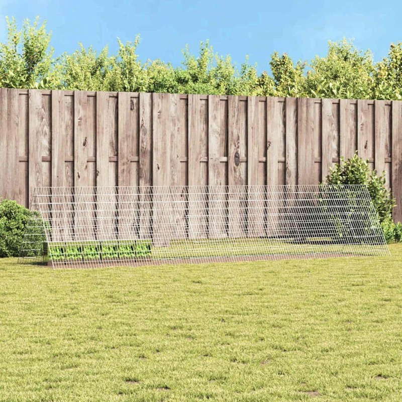 vidaXL Kanin Bur Sølv 430 x 100 x 85 cm Galvaniseret Stål