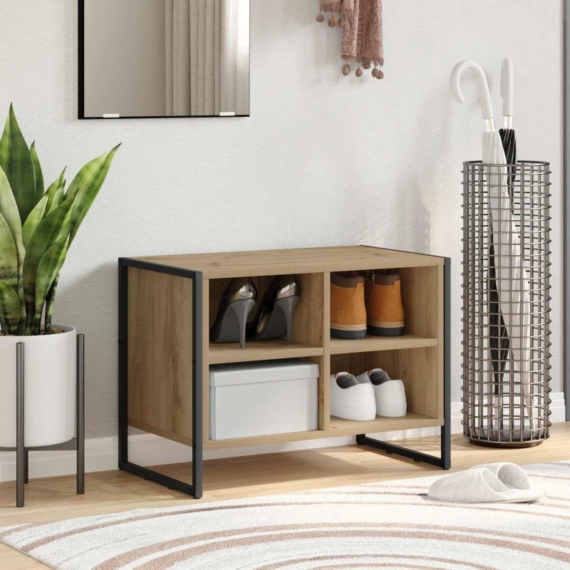 vidaXL Sko Skab Artisan 60 x 35 x 44 cm Konstrueret Træ
